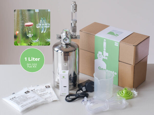 Kiwi Aqua DIY CO2 Stainless Bottle 1-Liter
