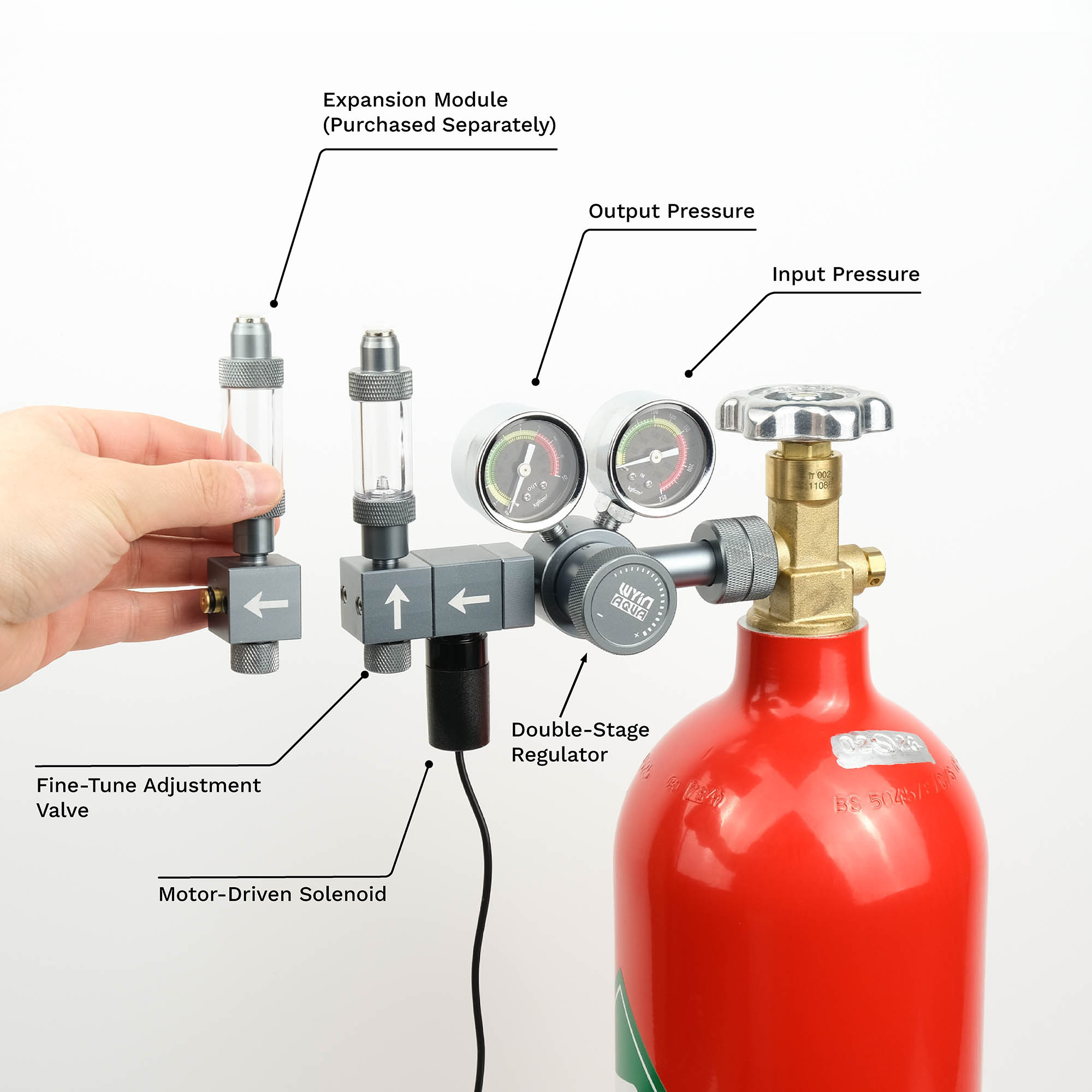 3.5KG Cylinder Aquarium CO2 Kit - Image 4