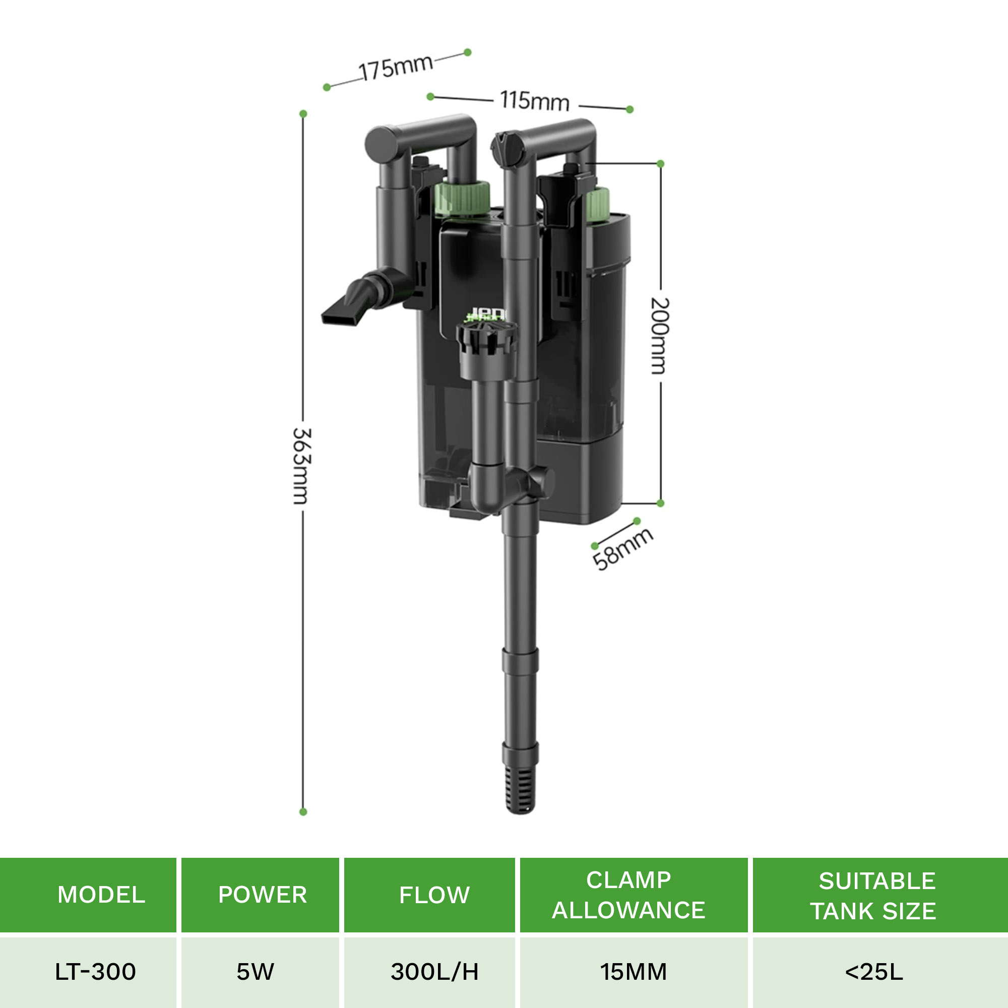 Hang-On Aquarium Filter LT Series - Image 4