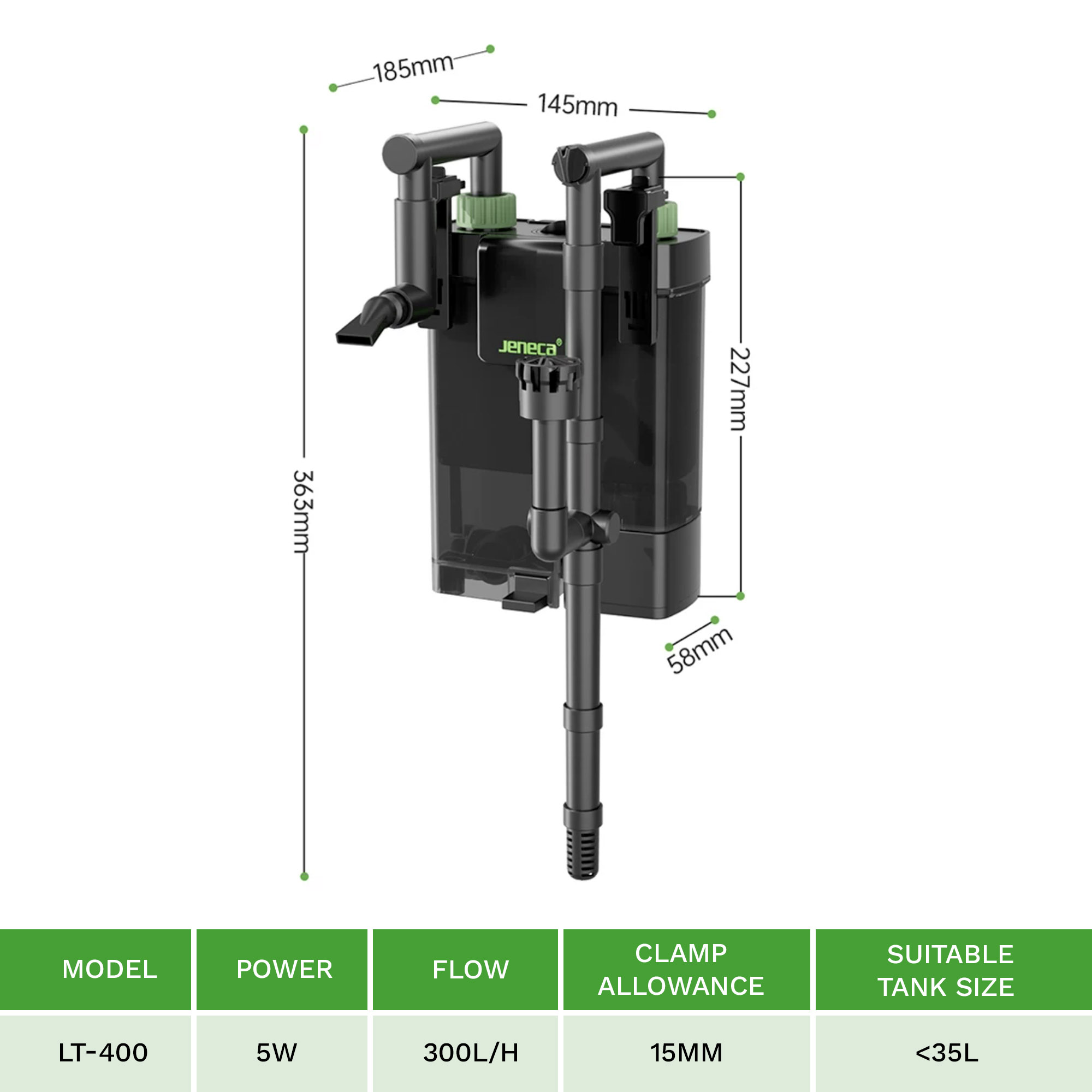 Hang-On Aquarium Filter LT Series - Image 5