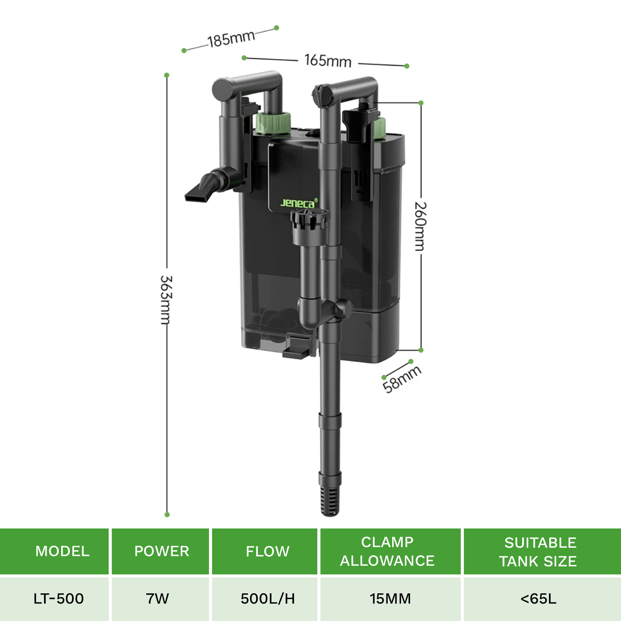 Hang-On Aquarium Filter LT Series - Image 6