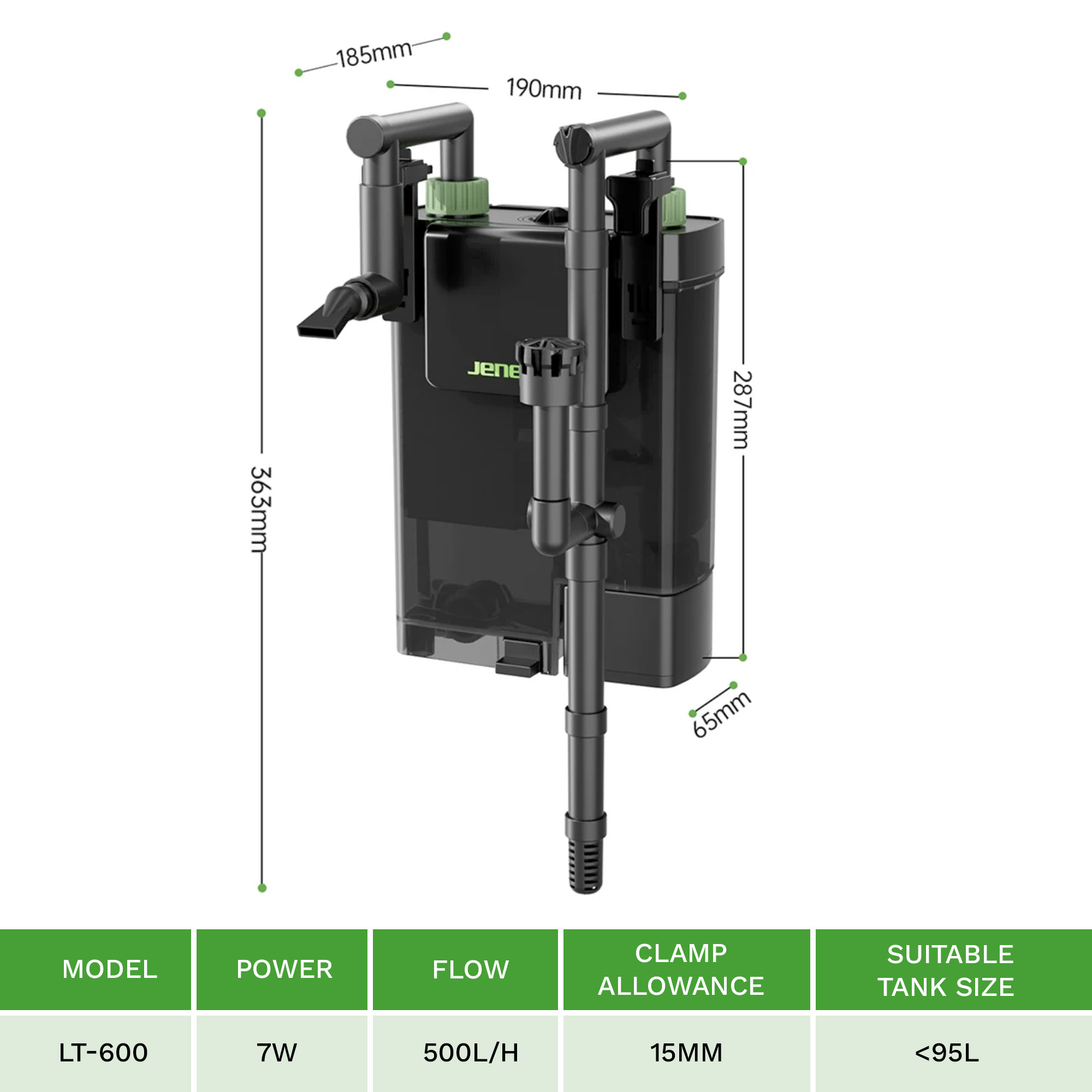Hang-On Aquarium Filter LT Series - Image 7
