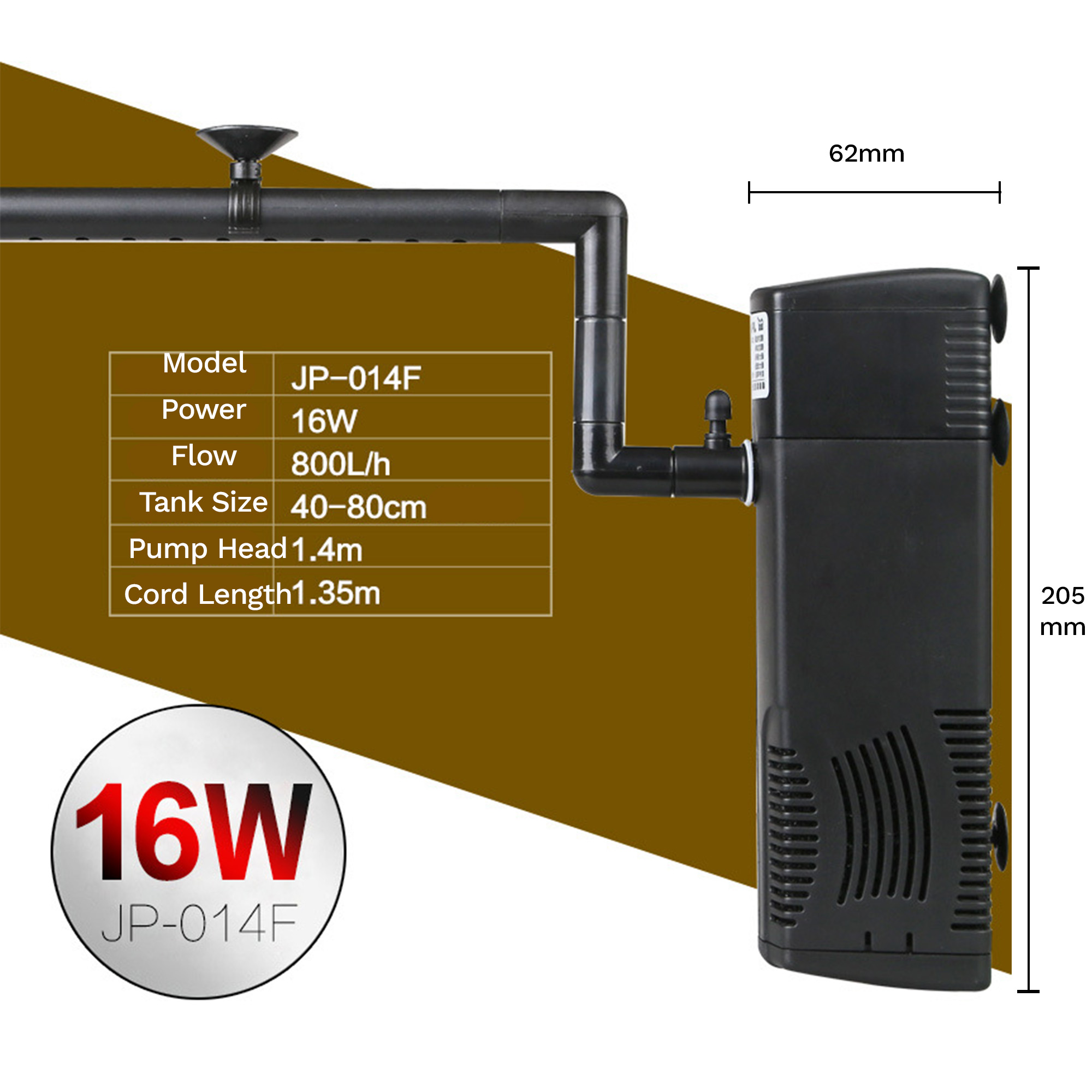 SUNSUN Aquarium Internal Filter - Image 11