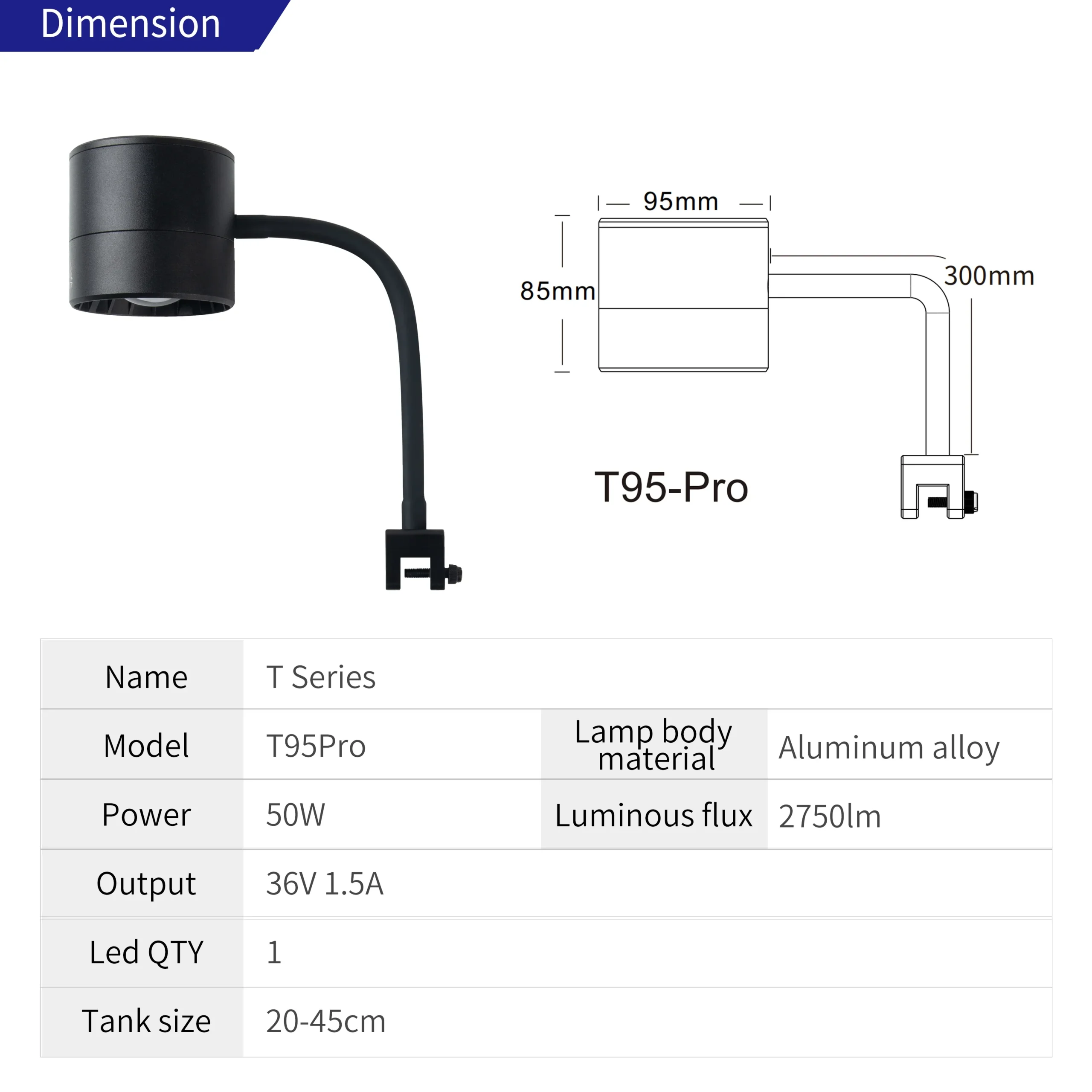 Week Aqua T95 Pro Aquarium Spotlight - Image 4