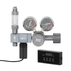 WYIN AQUA Double-Stage Aquarium CO2 Regulator (Motor Driven Solenoid)