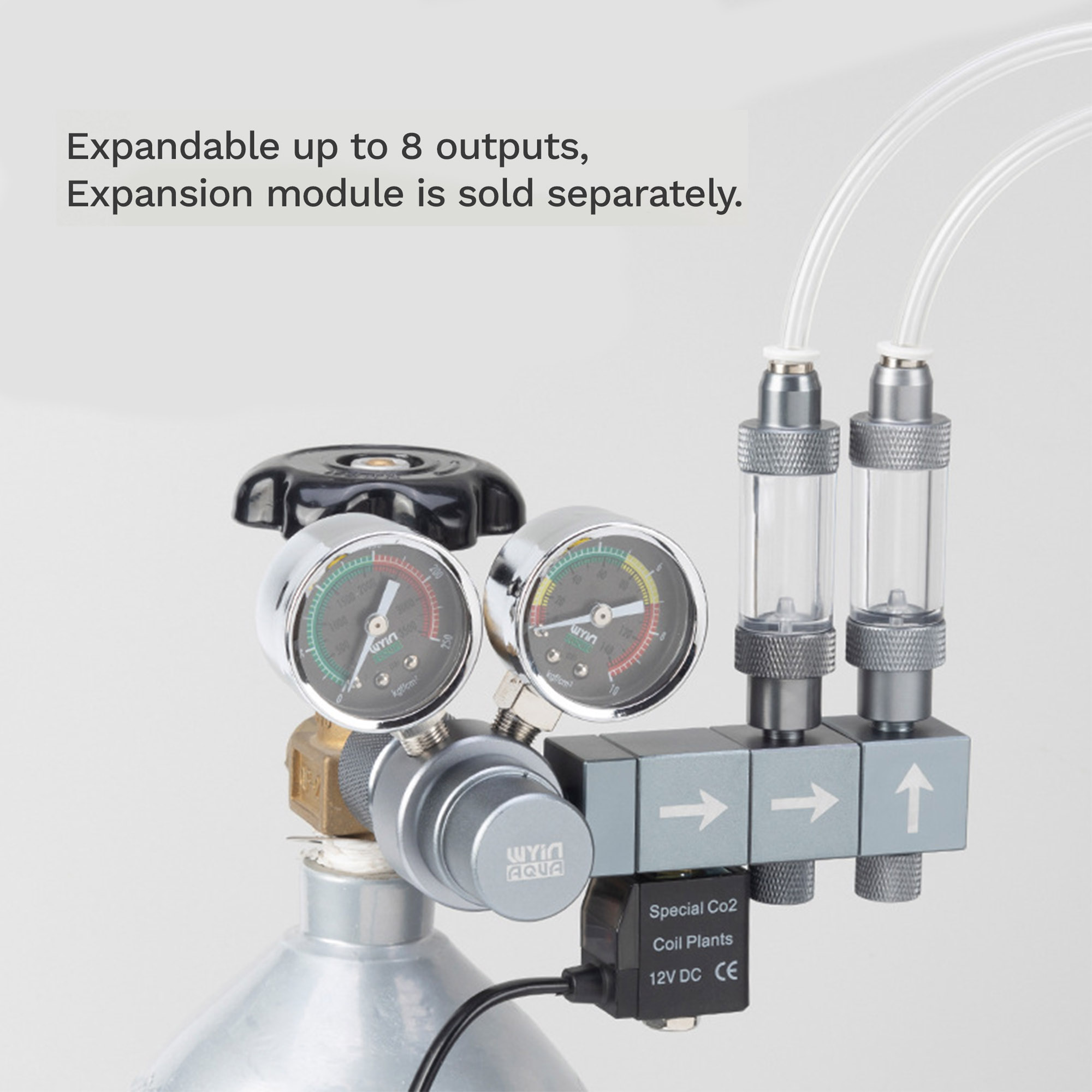 WYIN AQUA Aquarium CO2 Regulator - Duel Gague - Image 2